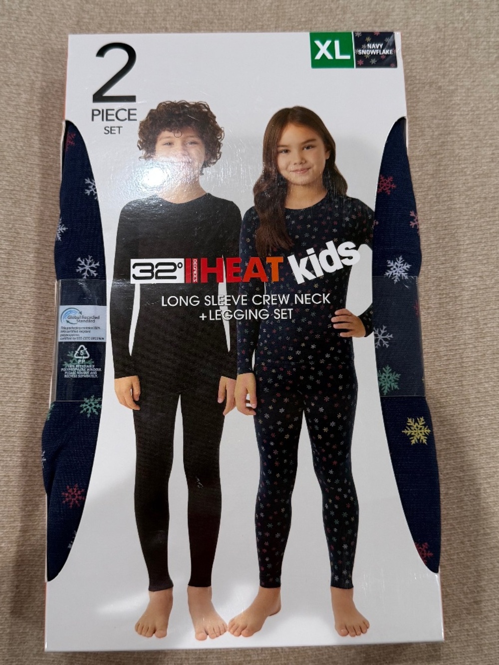 32 degrees heat kids long sleeve/legging set